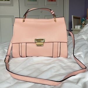 Ivanka Trump Large Pink Leather Handbag